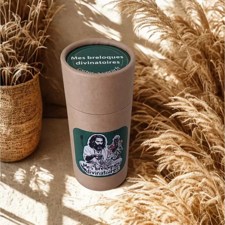 Présentation de la boite breloques divinatoire collection gourou