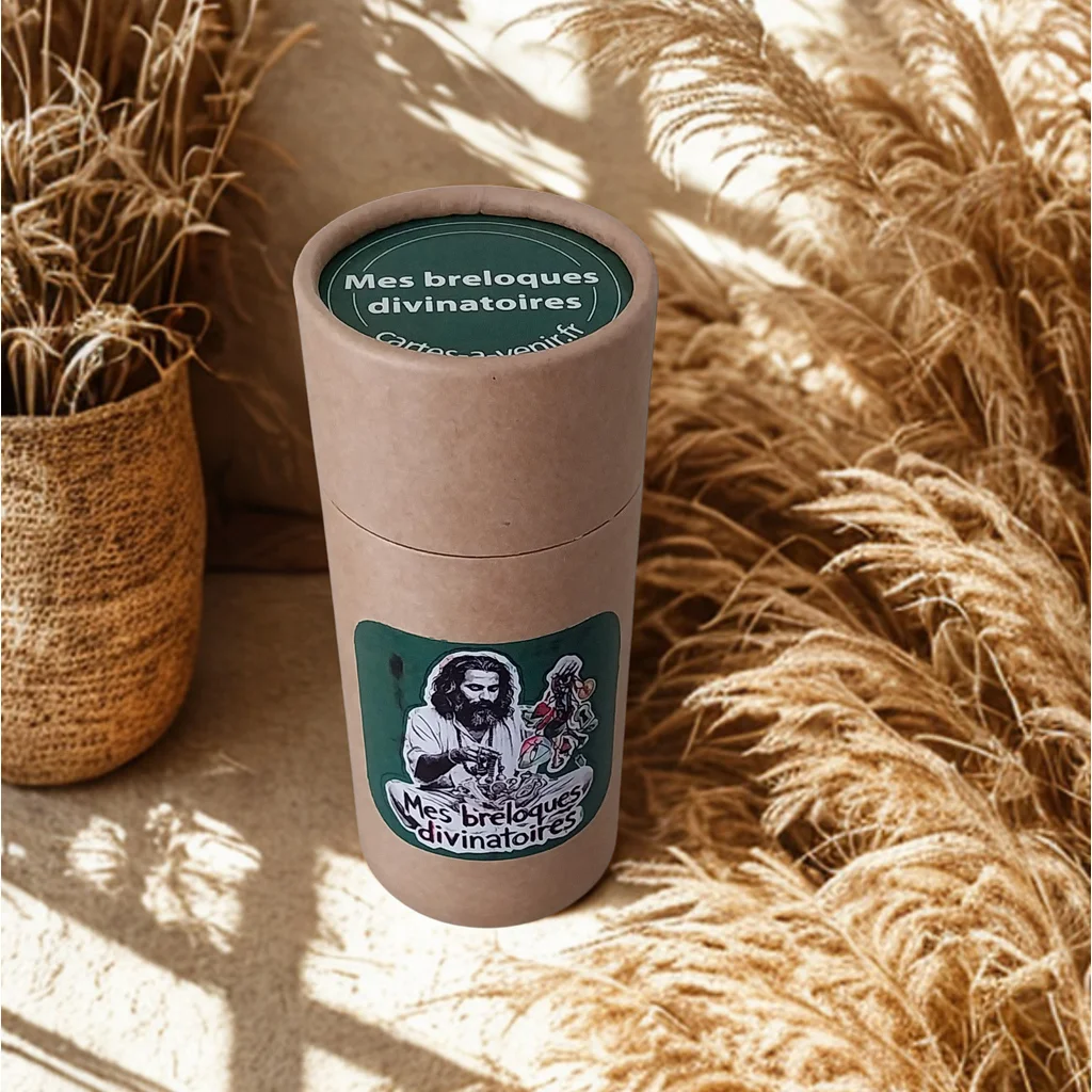 Présentation de la boite breloques divinatoire collection gourou